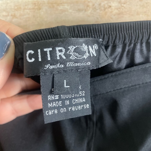 Citron Silk Pants sZ Large - Picture 3 of 4